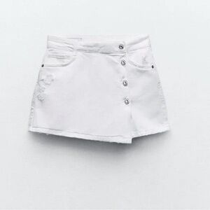 Zara White Mini Skirt